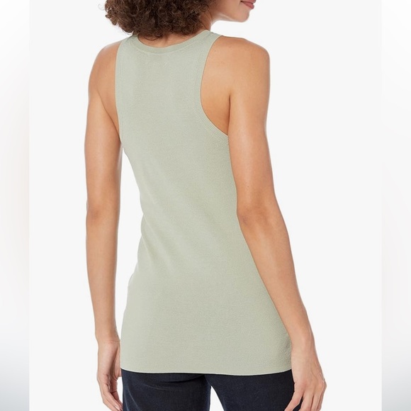 The Drop Women's Gina Fitted Sleeveless High-Neck Cut-In Sweater Tank - Picture 2 of 6